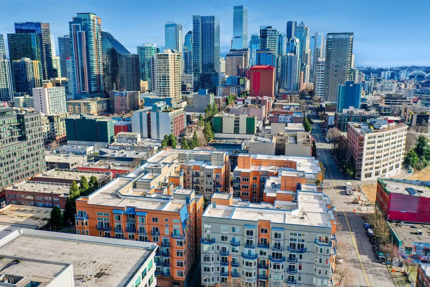 Modern Downtown Top Floor Penthouse With Bay Views Seattle Exterior photo